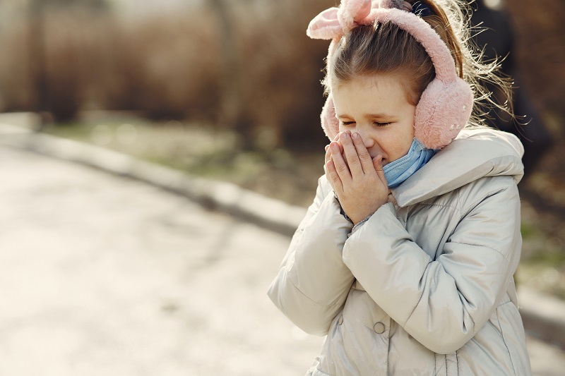 Thoughts From A Walk - A child sneezing.