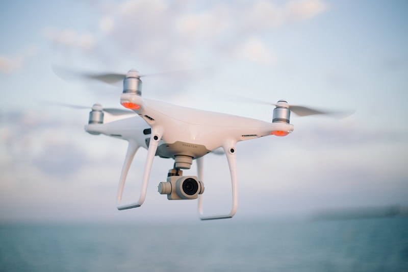 A picture of a drone representing drone warfare