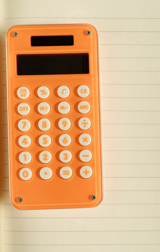 A picture of a calculator - to illustrate what happens when you divide by zero